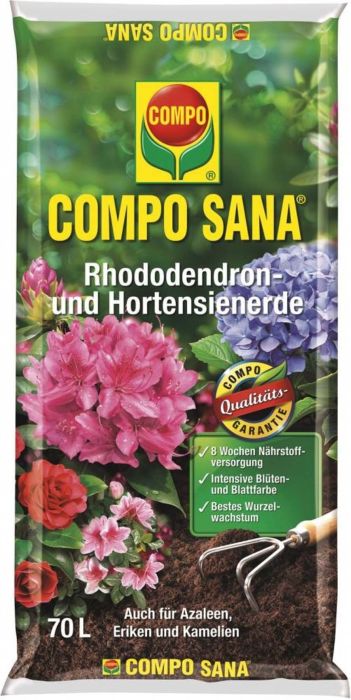 Rodo- ja hortensiamuld Compo 70 l