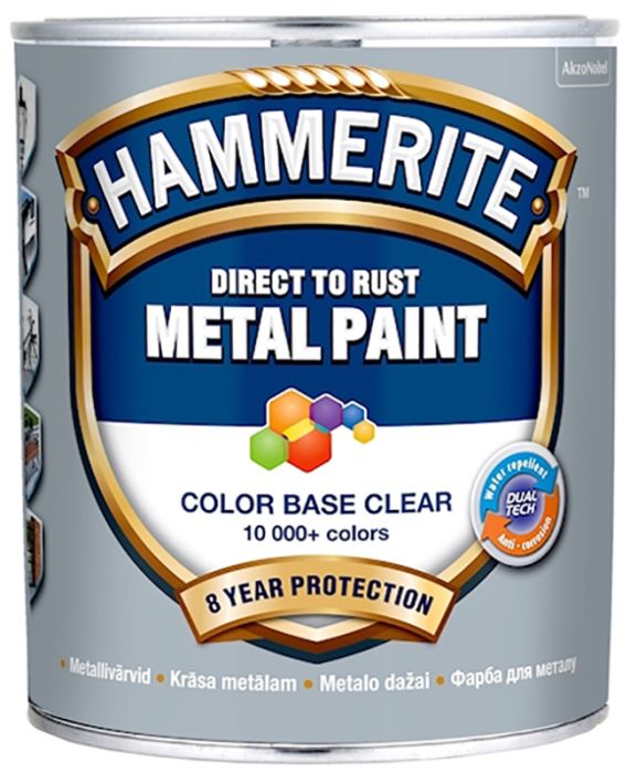 Metallivärv Hammerite Smooth Finish BC 0,65 l