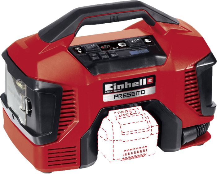 Akukompressot Einhell Power X-Change TE-AC 18/11 Li AC Solo