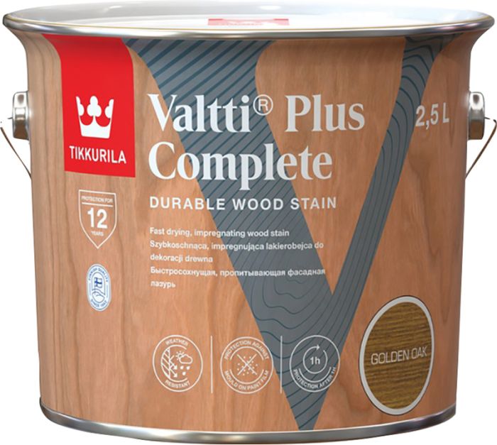 Puidulasuur Tikkurila Valtti Plus Complete Golden Oak 2,5 l