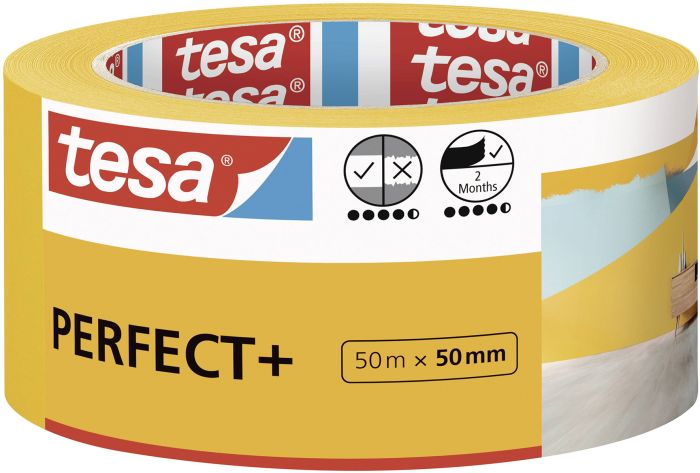 Maalriteip tesa® Perfect+ 50 m x 50 mm