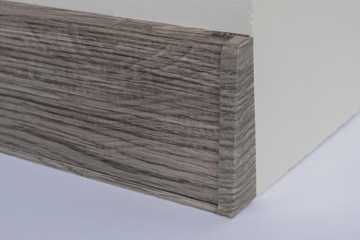 Põrandaliistu ots PVC Dark Pine parem 22 x 75 mm