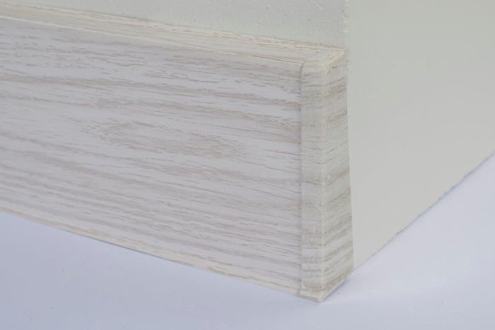 Põrandaliistu ots PVC Aspen Oak parem 22 x 75 mm