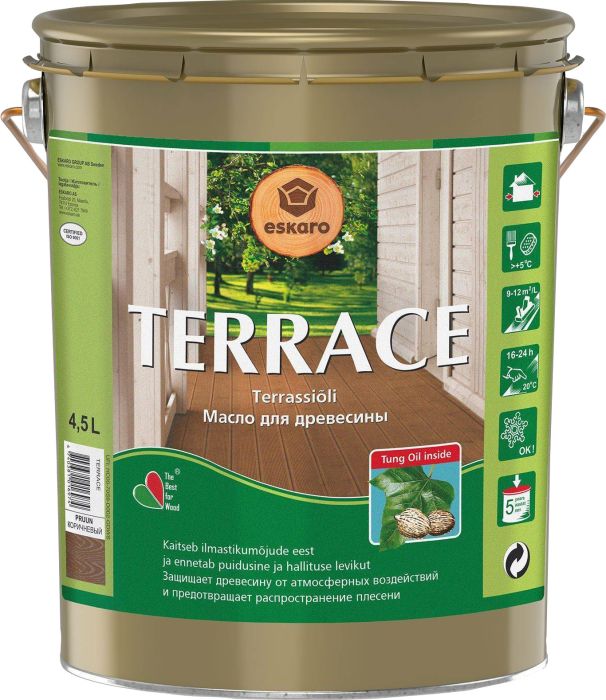 Terrassiõli Eskaro Terrace, pruun 4,5 l