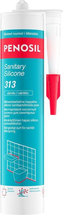 Sanitaarsilikoon Penosil Sanitary Silicone 313C valge 300 ml