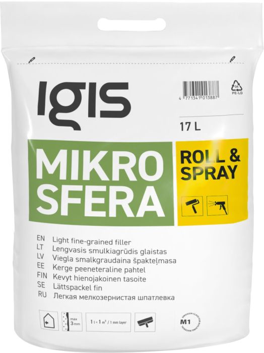 Peeneteraline pahtel Igis Mikrosfera 17 l