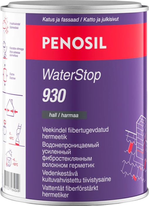 Veekindel fiibertugevdatud hermeetik Penosil WaterStop 930 1 l