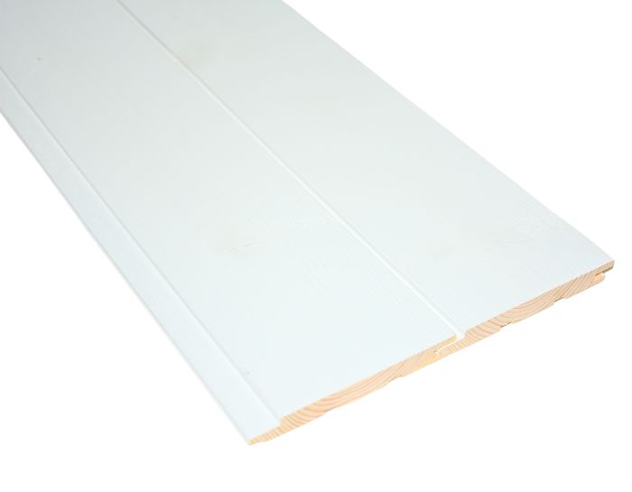 Sisustuspaneel Siparila Roso 13 x 120 x 2350 mm puhas valge