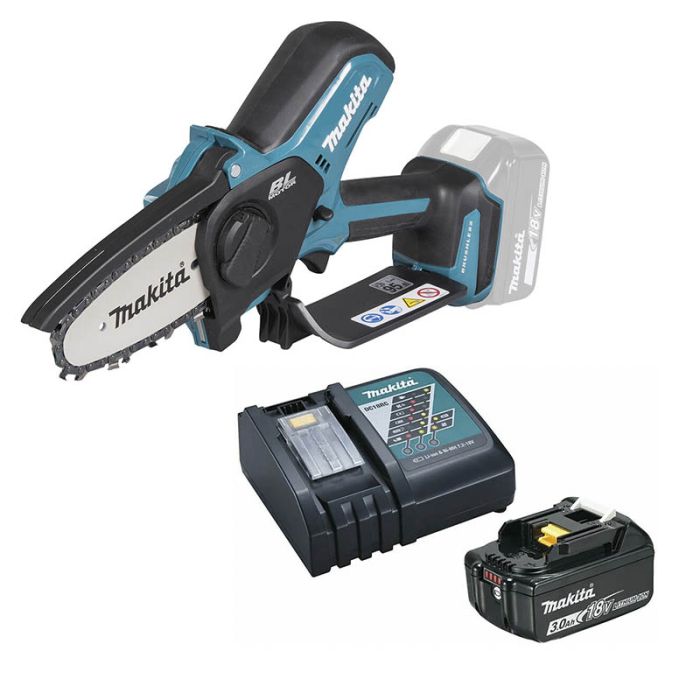 Akuoksasaag Makita LXT DUC101Z 18V + aku ja laadija Makita PowerPack LXT 1 x 3 Ah DC18RC