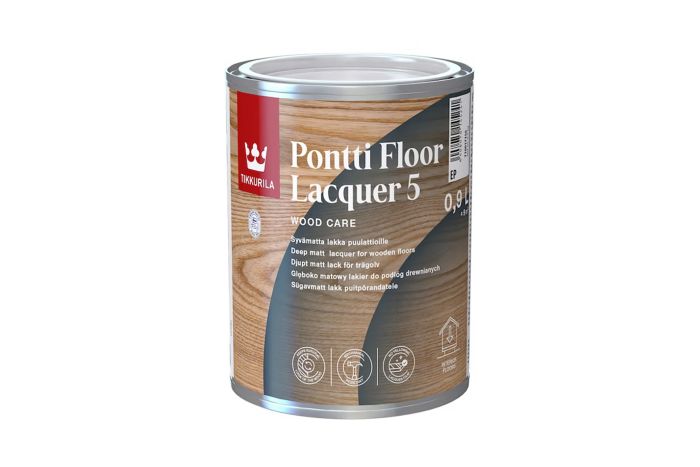 Puitpõrandalakk Tikkurila Pontti Floor Lacquer 5 0,9 l