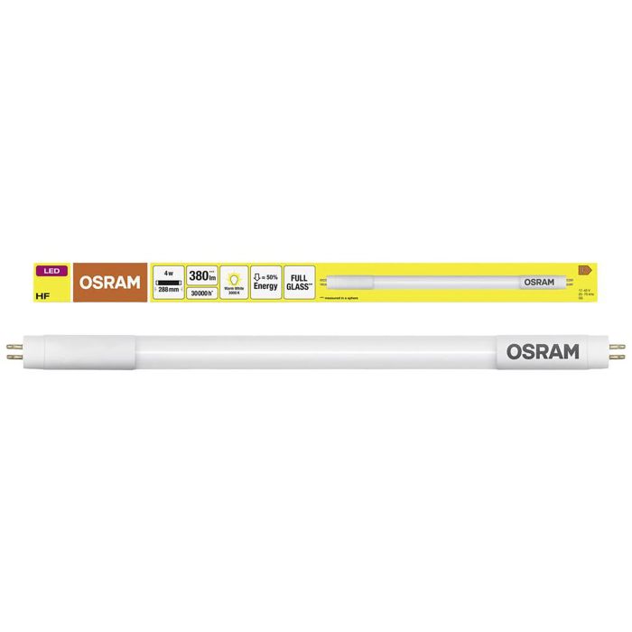 LED-luminofoorlamp Osram TUBE T5 HF SHORT 288 mm 4W G5 830