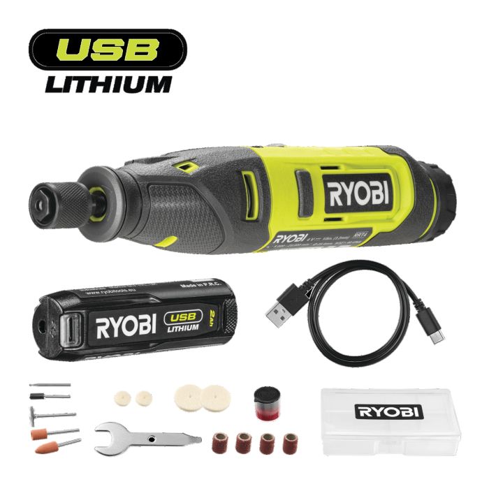 Universaalfrees Ryobi USB Lithium RRT4-120GA15