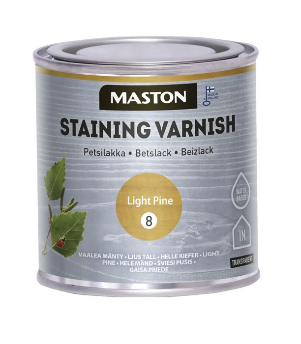 Peitslakk Maston Staining Varnish 250 ml 8 Hele mänd