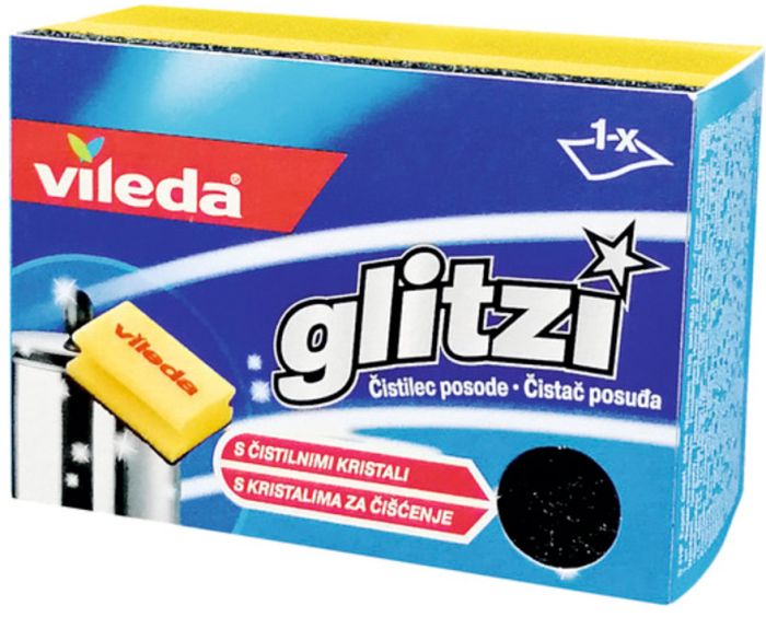 Svamm Glitzi Vileda 1 tk