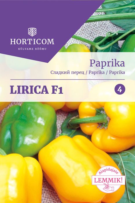 Paprika Lirica Horticom F1 5 seemet