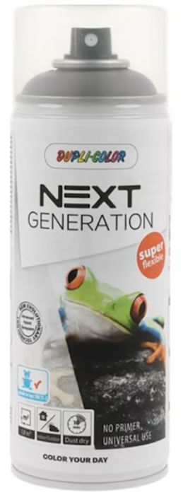 Aerosoollakk Dupli-Color Next Generation 400 ml ash grey satin matt