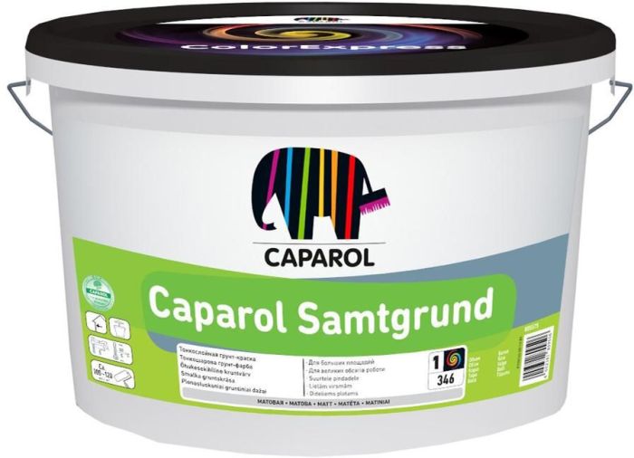 Kruntvärv Caparol Samtgrund B1 valge 2,5 l