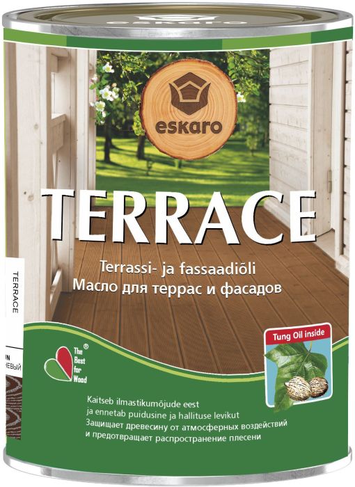 Terrassiõli Eskaro Terrace, tumepruun 0,9 l