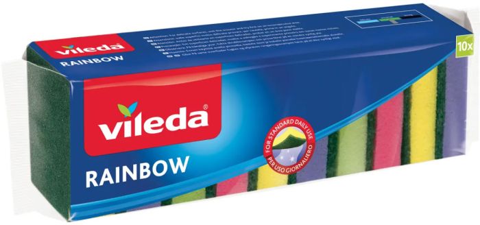 Svammid Vileda Rainbow 10 tk/pk