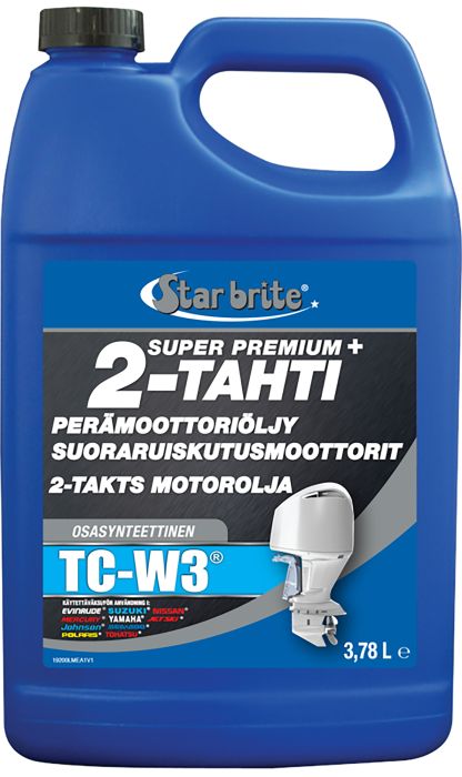 Super Premium 2-taktilise päramootori õli Star brite TC-W3 3,78 l