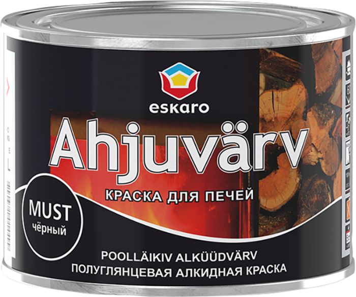 Ahjuvärv Eskaro 0,45 l must