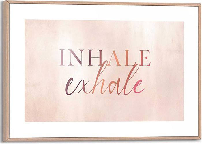 Sisustuspilt Reinders Inhale Exhale 20 x 30 cm