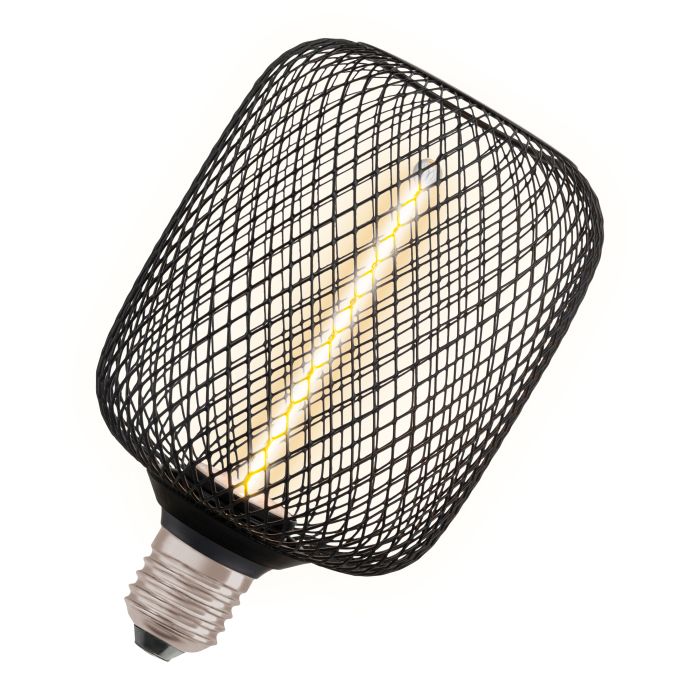 Led-lamp Osmar Decor Straw Square 100 E27 110 lm 1800 K, must