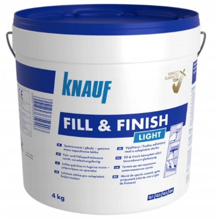 Kergpahtel Knauf Fill & Finish Light 4 kg