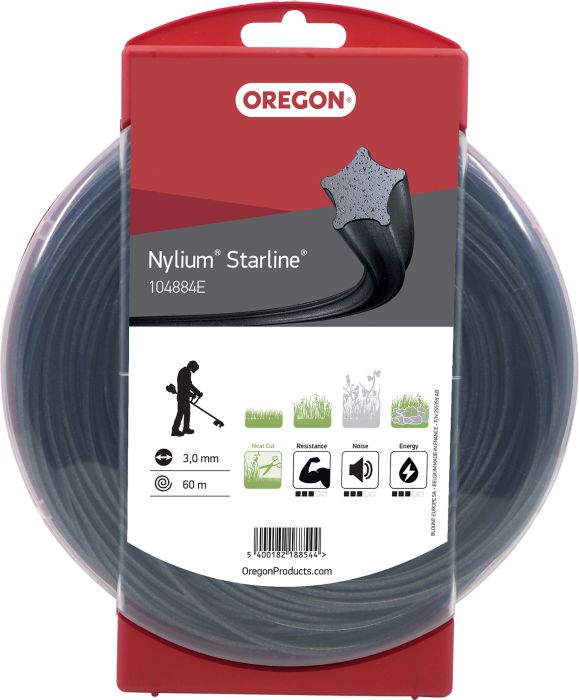 Trimmerijõhv Oregon Nylium Starline 3,0 mm x 60 m