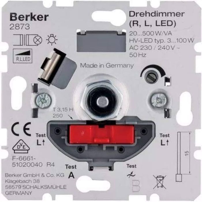 Dimmeri sisu Berker 20-500 W