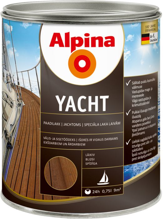 Paadilakk Alpina Yacht 750 ml