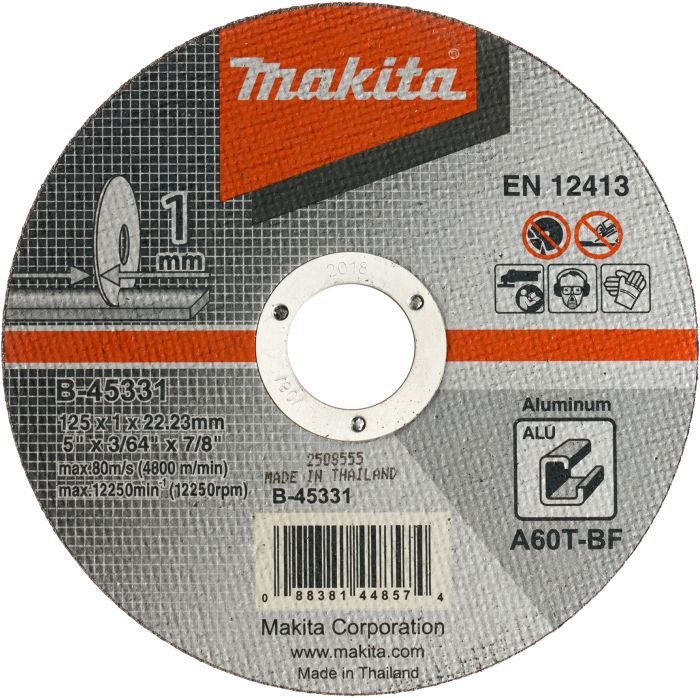 Metalli lõikeketas Makita B-45331 125 x 1 mm alu