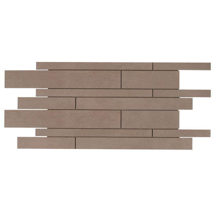 Mosaiik Palazzo Ambiente Brick Taupe 30 x 60 cm