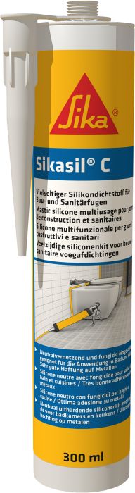 Sanitaarsilikoon Sikasil-C 300 ml