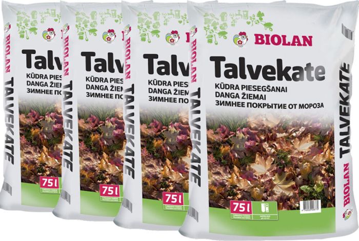 4 kotti Talvekatet Biolan 75 l